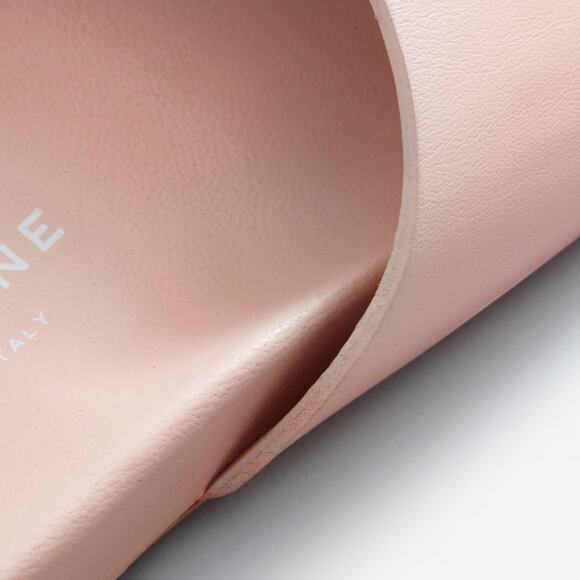 EVERLANE The Form Crossover Sandal Pale Rose Leather Slip On Flat Size 7 NEW - Picture 4 of 7